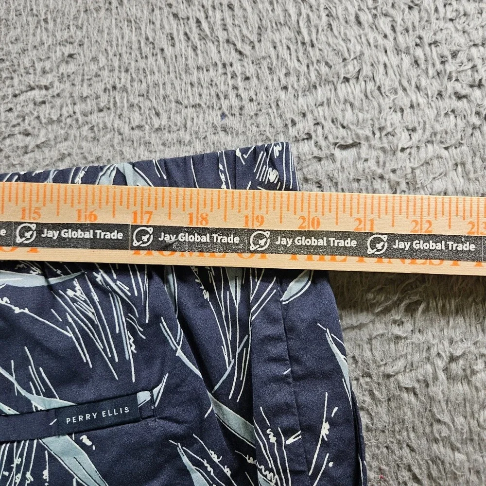 NWT Perry Ellis Swim Board Shorts Trunks Surf Men's XXL- NO Liner Leaf‎ Print